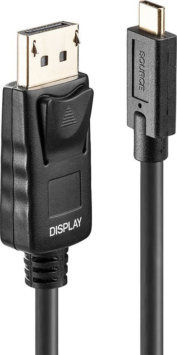 Καλώδιο USB Lindy USB-C - DisplayPort 5 m Μαύρο (43305)