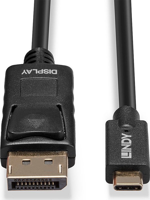 Καλώδιο USB Lindy USB-C - DisplayPort 5 m Μαύρο (43305)