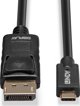 Καλώδιο USB Lindy USB-C - DisplayPort 5 m Μαύρο (43305)