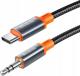 Καλώδιο USB Mcdodo USB-C - mini Jack 3.5 mm 1 m Μαύρο (CA-0820)