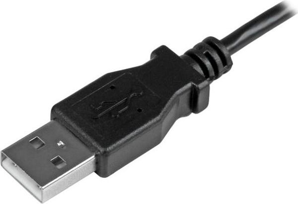 Καλώδιο USB StarTech USB-A - microUSB 1 m Μαύρο (USBAUB1MLA)