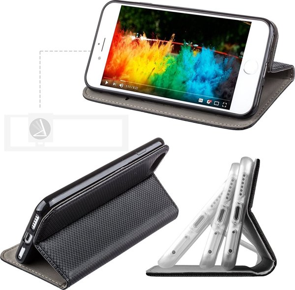 Θήκη Kabura Smart Case βιβλίο για SAMSUNG M52 μαύρο