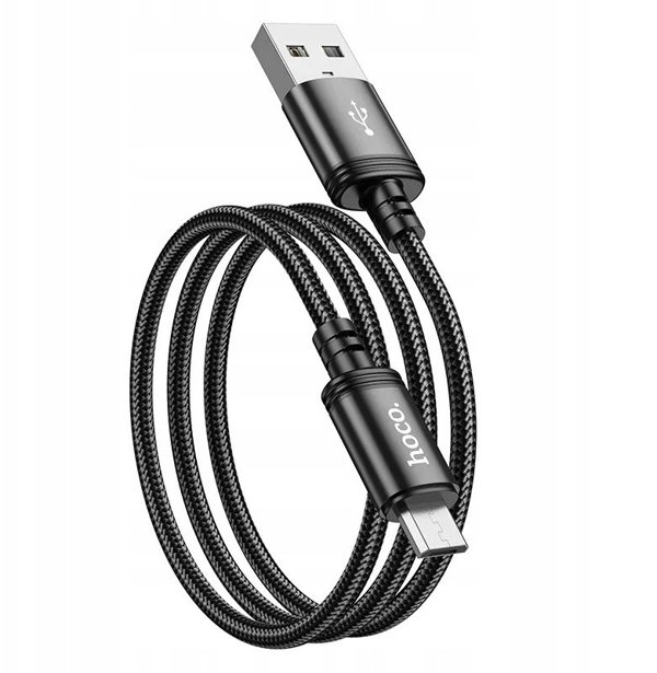 Kabel USB Hoco USB-A - USB-C 1 m Czarny