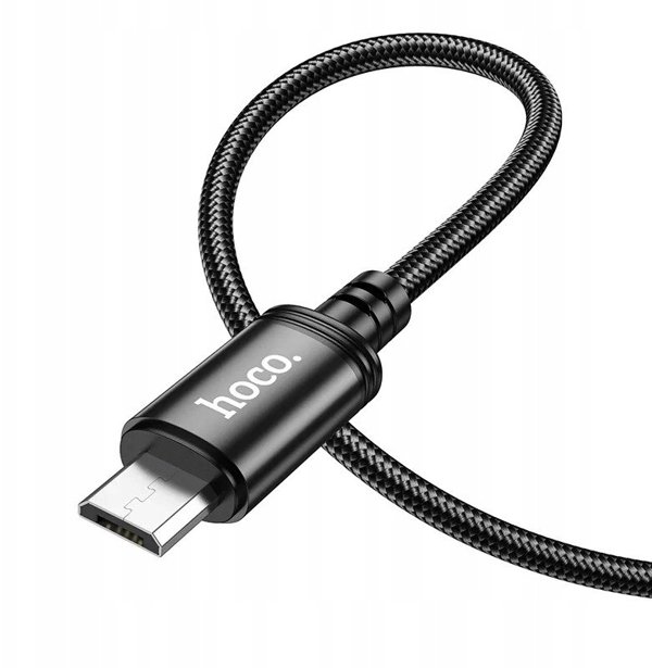 Kabel USB Hoco USB-A - USB-C 1 m Czarny