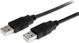Καλώδιο USB StarTech USB-A - USB-A 2 m Μαύρο (USB2AA2M)