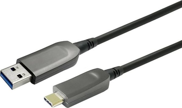 Καλώδιο USB VivoLink USB-C - USB-A 10 m Μαύρο (PROUSBCAMMOP25)