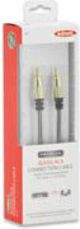 Καλώδιο Ednet RCA (Cinch) - RCA (Cinch) 2.5m χρυσό (84596)