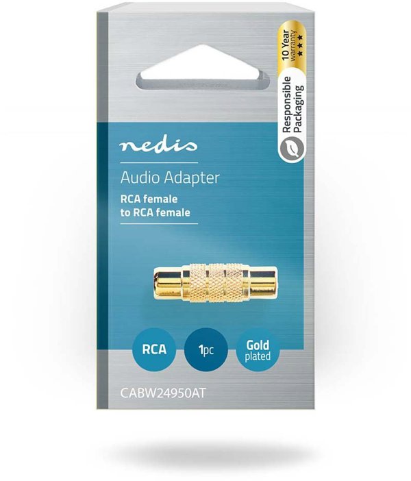 Kabelis Nedis RCA F - RCA F 5412810335787 CABW24950AT (5412810335787)