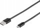 Καλώδιο USB Vivanco Vivanco καλώδιο microUSB - USB 1m, μαύρο (35815)