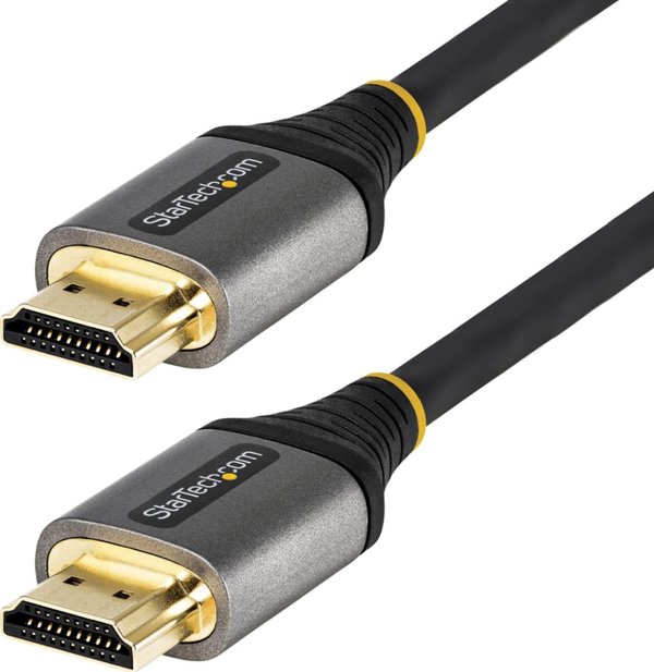 StarTech Καλώδιο HDMI 2.0b, 4m, Αρσενικό σε Αρσενικό, 18Gbps, 3D & ARC Υποστήριξη, Γκρι (HDMMV4M)