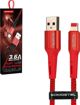 Καλώδιο USB Somostel USB-A - Lightning 1 m Κόκκινο (25927)