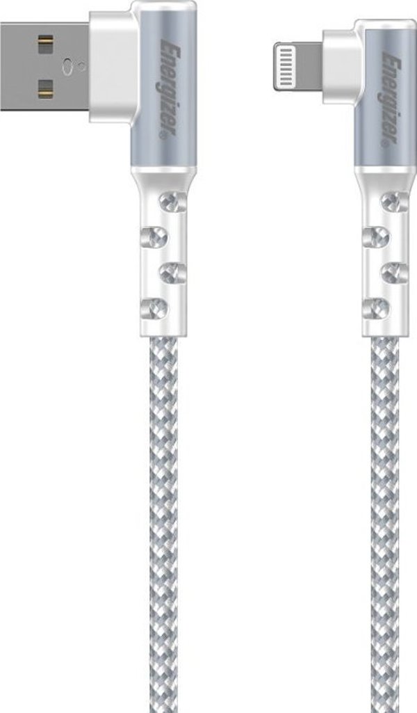 Καλώδιο USB Energizer USB-A - Lightning 2 m Λευκό (C710LKWH)