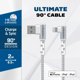 Καλώδιο USB Energizer USB-A - Lightning 2 m Λευκό (C710LKWH)