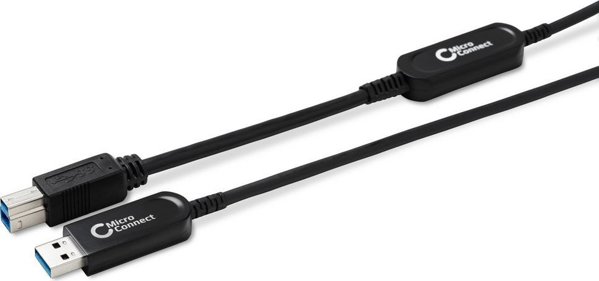 Καλώδιο USB MicroConnect USB-A - USB-B 20 m Μαύρο (USB3.0AB20BOP)