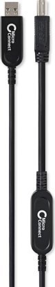 Καλώδιο USB MicroConnect USB-A - USB-B 20 m Μαύρο (USB3.0AB20BOP)