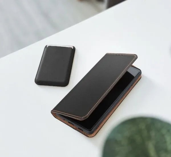 Δερμάτινη θήκη Forcell SMART PRO για XIAOMI Redmi 10 μαύρη
