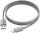 Kabel USB A do USB C Hoco 3A 1 m X107 szary