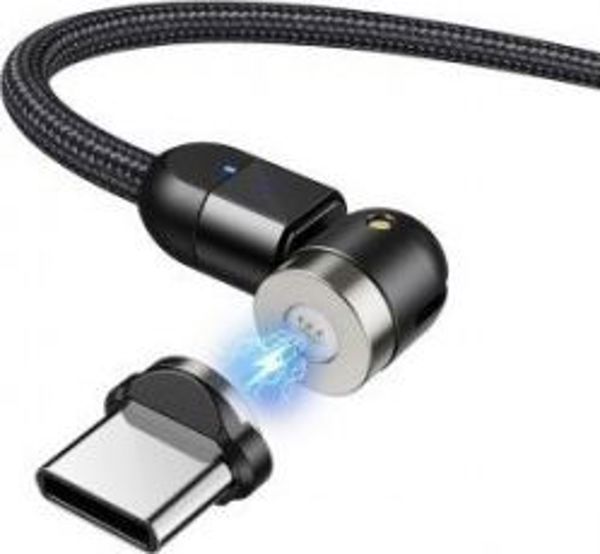 Καλώδιο USB Maclean USB-A - USB-C 2 m Μαύρο (MCE475)