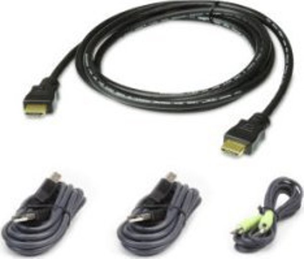 Σετ καλωδίων ATEN 2L-7D02UHX4 USB HDMI Secure KVM Kabel
