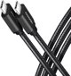 Καλώδιο USB Axagon BUCM3-CM30AB USB-C σε USB-C 3m, 5Gb/s, 3A, Nylon Πλεγμένο, Μαύρο