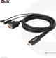 Καλώδιο Club 3D Club3D καλώδιο HDMI σε VGA, M/M, 28AWG, 2m