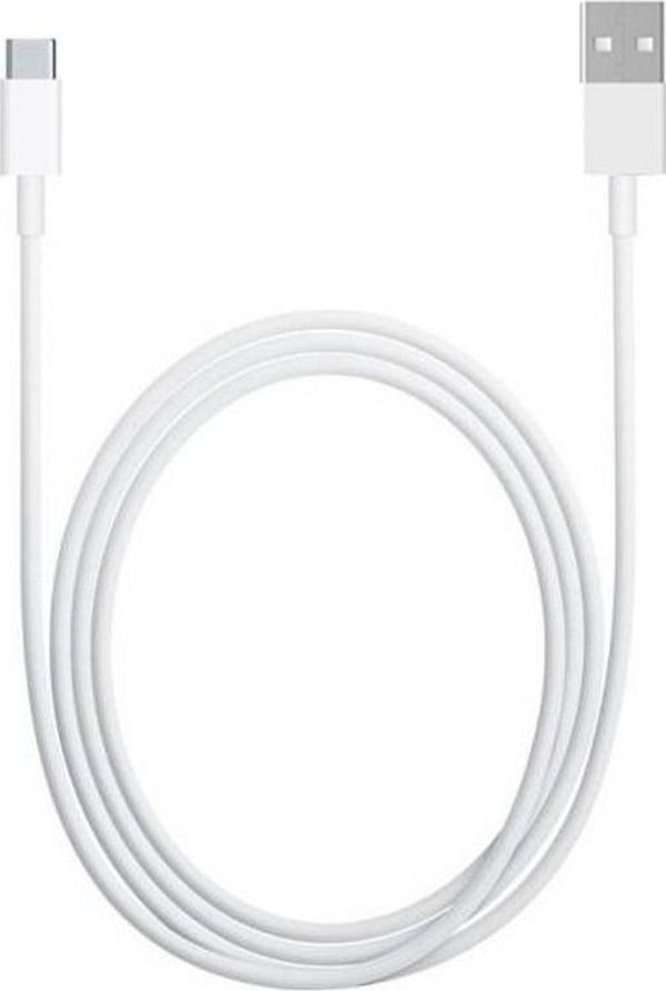Techonic Καλώδιο USB-A σε USB-C 1m, Λευκό, Γνήσιο Xiaomi, Φόρτιση και Μετάδοση Δεδομένων