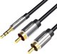 VENTION Καλώδιο Ήχου 3.5mm σε 2xRCA (Cinch) 0.5m - Μαύρο