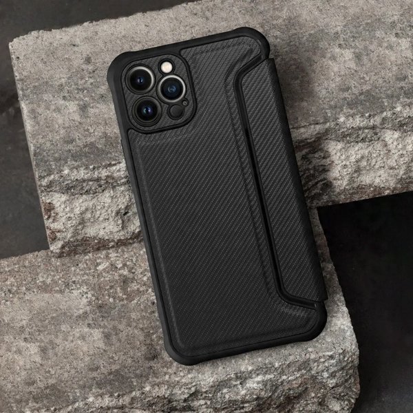 Θήκη RAZOR Book για IPHONE 13 μαύρο