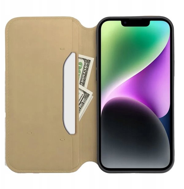Θήκη DUAL POCKET Book για SAMSUNG S25 Ultra χρυσό