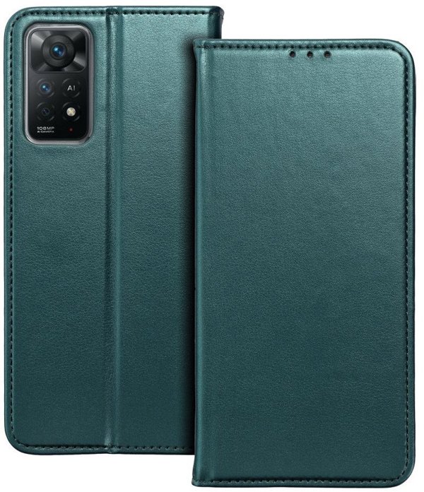 Θήκη SMART MAGNETO για HONOR 400 σκούρο πράσινο
