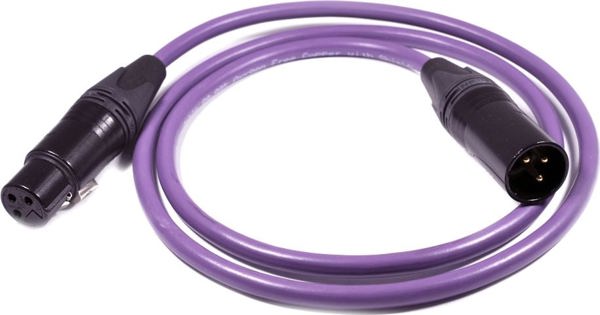 Καλώδιο Melodika XLR - XLR 6m μωβ