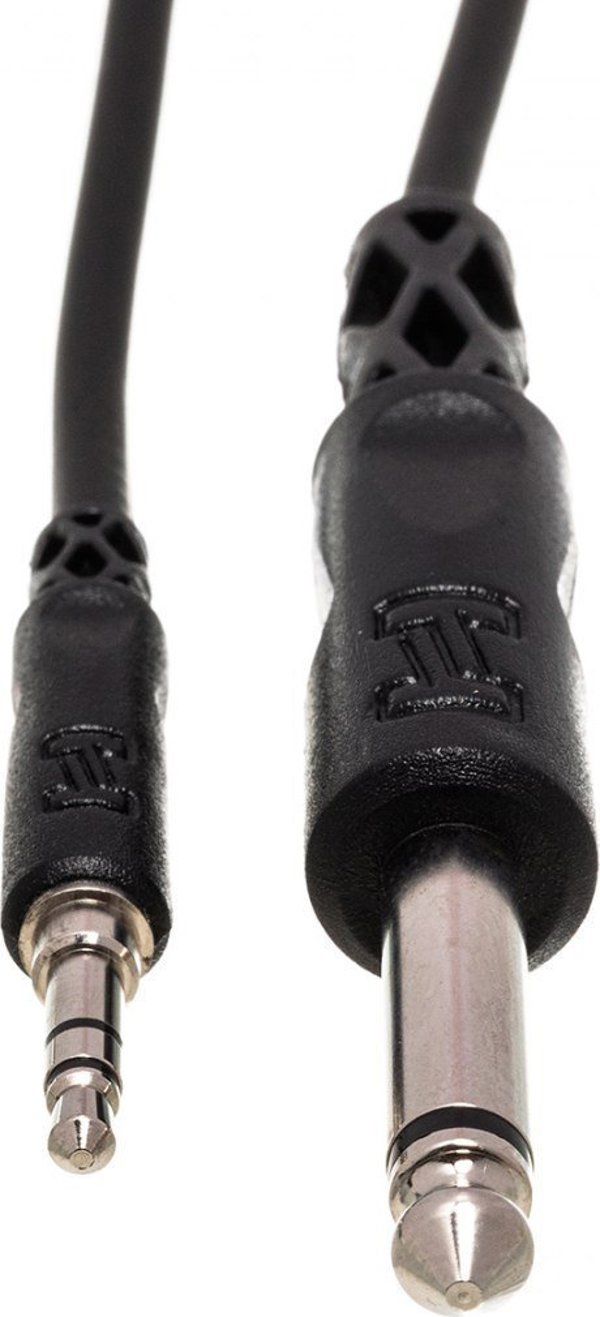 Hosa Καλώδιο Ήχου Jack 3.5mm σε Jack 6.35mm 1.52m Μαύρο (CMP-105)