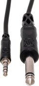 Hosa Καλώδιο Ήχου Jack 3.5mm σε Jack 6.35mm 1.52m Μαύρο (CMP-105)