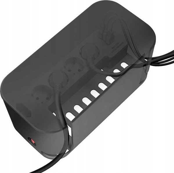 Καλώδιο τροφοδοσίας LogiLink LogiLink Kabelbox με 5-πρίζα USB/Schuko sch