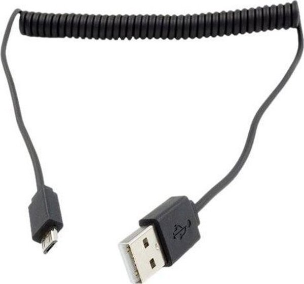 Καλώδιο USB Roline USB-A - microUSB 1 m Μαύρο (JAB-2392673)