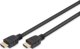 Καλώδιο Digitus HDMI Ultra High Speed, HDMI Αρσενικό σε Αρσενικό, 1m, Μαύρο (DB-330124-010-S)