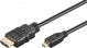 Καλώδιο Goobay HDMI Micro - HDMI 0.5m μαύρο (RB53780)