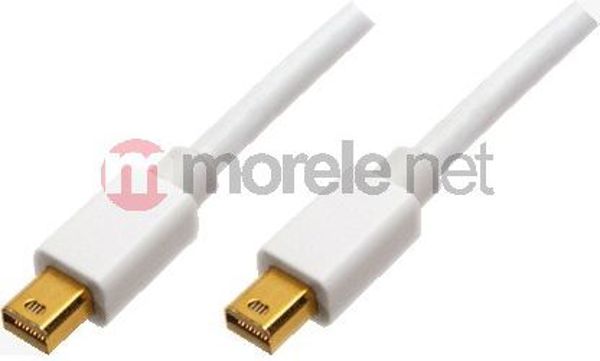 Καλώδιο LogiLink DisplayPort Mini - DisplayPort Mini 2m λευκό (CV0048)