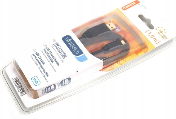 Καλώδιο USB Vivanco Vivanco καλώδιο USB - microUSB 1.0m (45219)