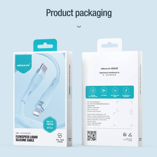 Καλώδιο USB Nillkin USB-C - Lightning Μωβ