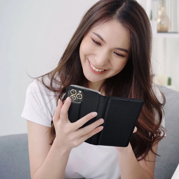Θήκη SMART CASE Book για MOTOROLA Edge 60 μαύρο