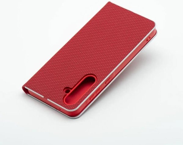Θήκη LUNA Book Carbon για XIAOMI Redmi Note 14 PRO 4G κόκκινο