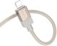 Καλώδιο AUX Jack 3,5 mm (αρσενικό) σε Lightning (αρσενικό) Hoco 1 μ. UPA32A χρυσό