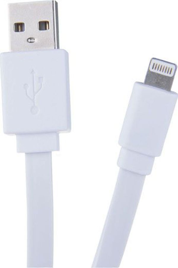 Καλώδιο USB Avacom USB-A - Lightning 1,2 m Λευκό (DCUS-LIG-120W)