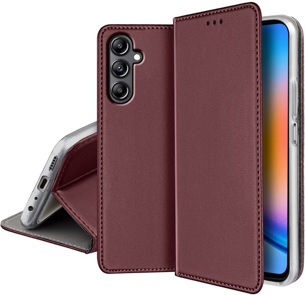 Θήκη SMART MAGNETO για MOTOROLA G56 5G μπορντό