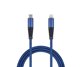 Καλώδιο USB 2GO USB-C - Lightning 1 m Μπλε (797196)
