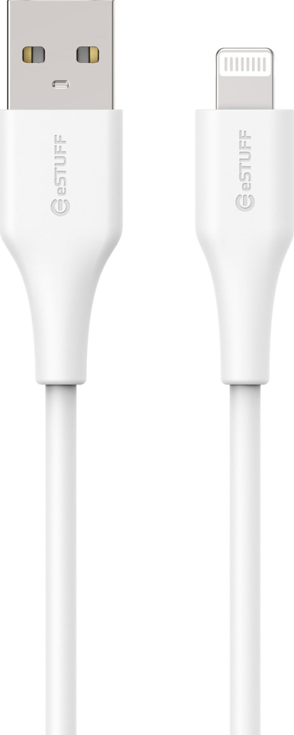 Καλώδιο USB eStuff Lightning - USB-A 1 m Λευκό (ES601170-BULK)