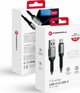 Καλώδιο USB ForCell FORCELL F-ENERGY C256 καλώδιο USB A σε Τύπο C QC3.0 3A 66W Cafule 1,2 m μαύρο