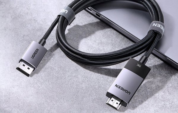Καλώδιο Ugreen Καλώδιο DisplayPort σε HDMI Ugreen DP115, 8k 60 Hz, 1m (μαύρο)
