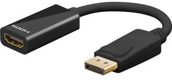 Μετατροπέας καλωδίου DisplayPort σε HDMI, επιχρυσωμένος